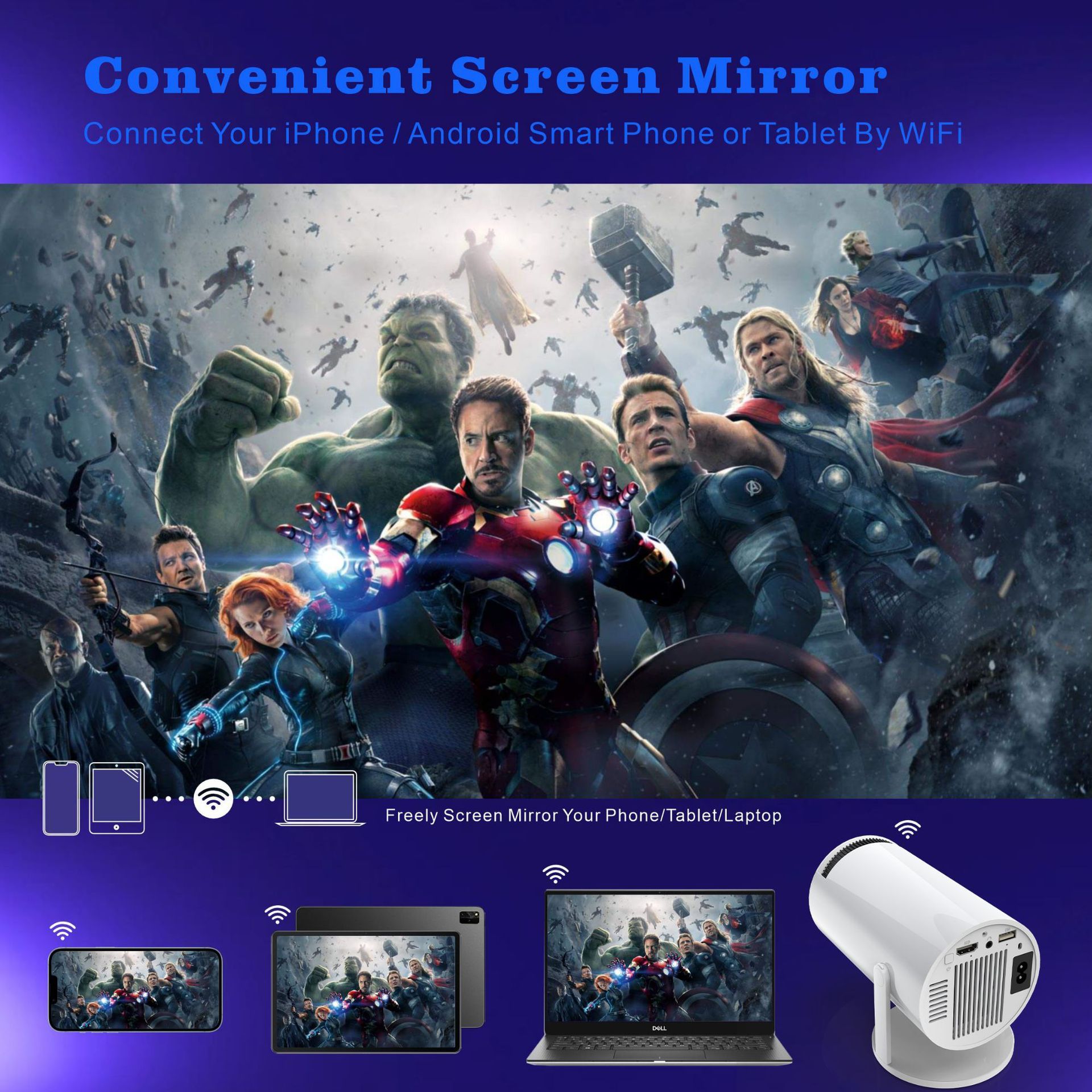 VisionPro H713: 4K Ultra HD Smart Projector for Home & Office