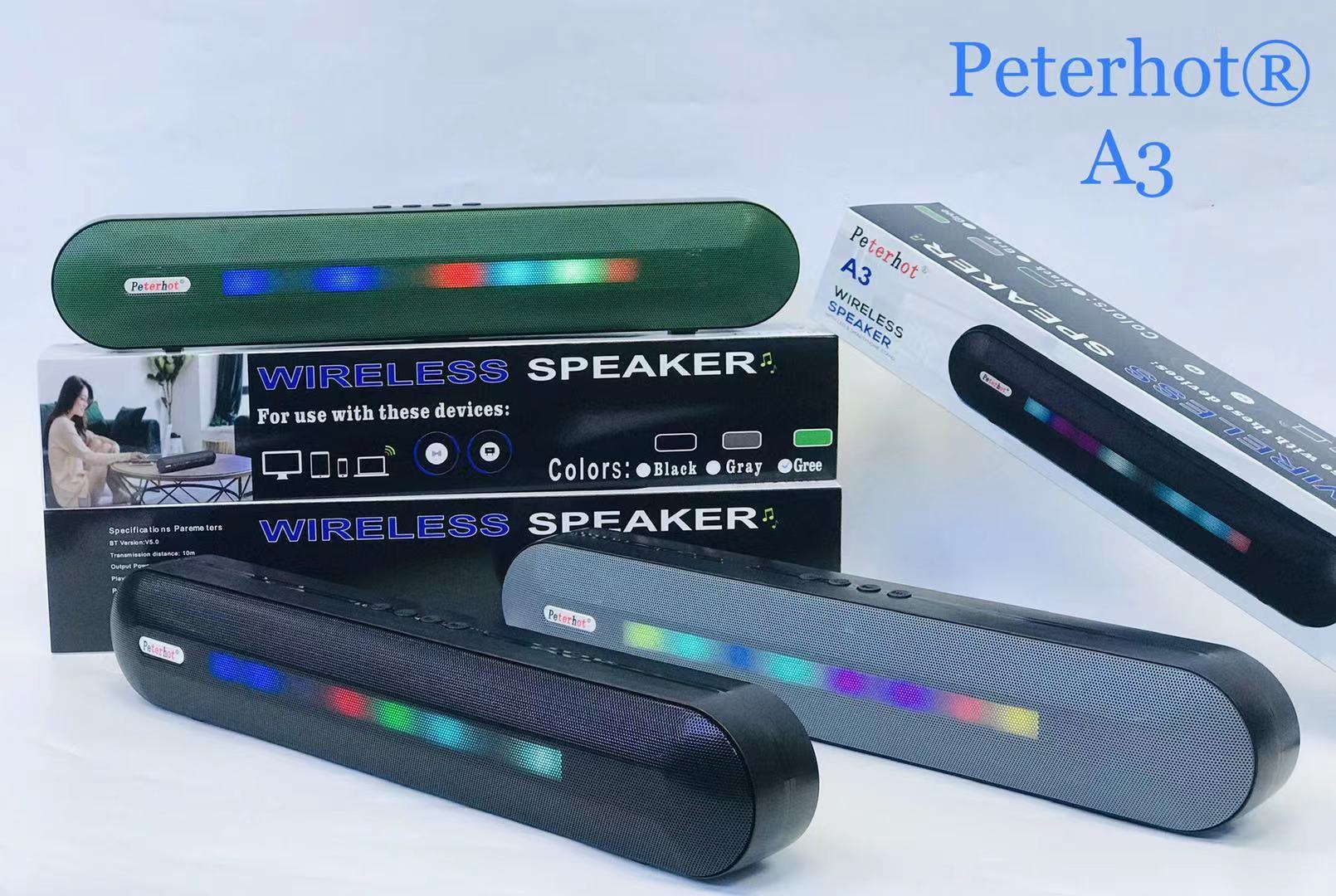 LumaWave™ Bluetooth Speaker with LED Breathing Light
