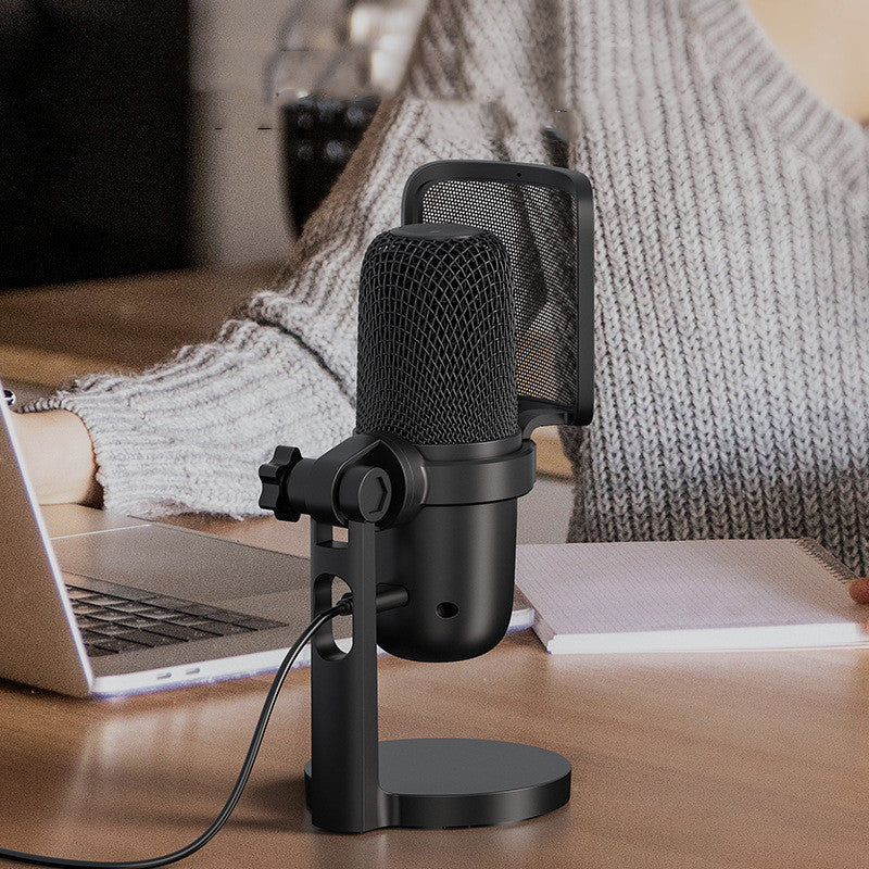 StreamPro USB – Wired Desktop Microphone for Gaming, Voiceovers, and Live Broadcasts