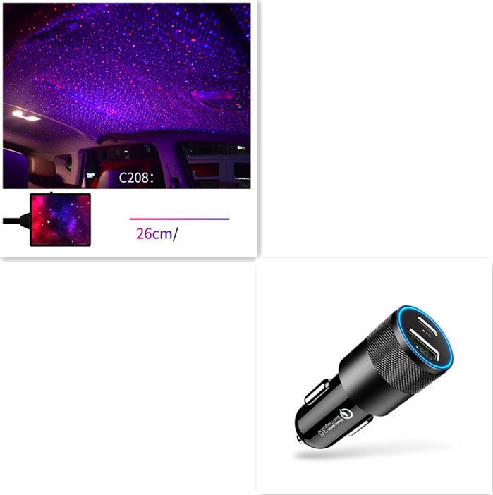 GalaxyGlow™ Star Light Projector & LED Car Interior Lights