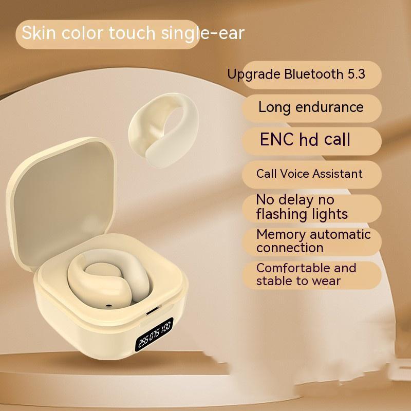 Ecliptix™ LED Digital Display Bluetooth Earclip Earphones – Smart, Stylish, and Superior Sound