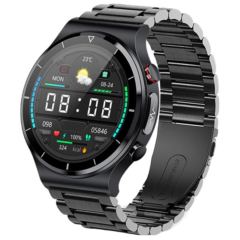 HealthSync Pro Smart Watch - Wireless Charging & ECG Monitoring