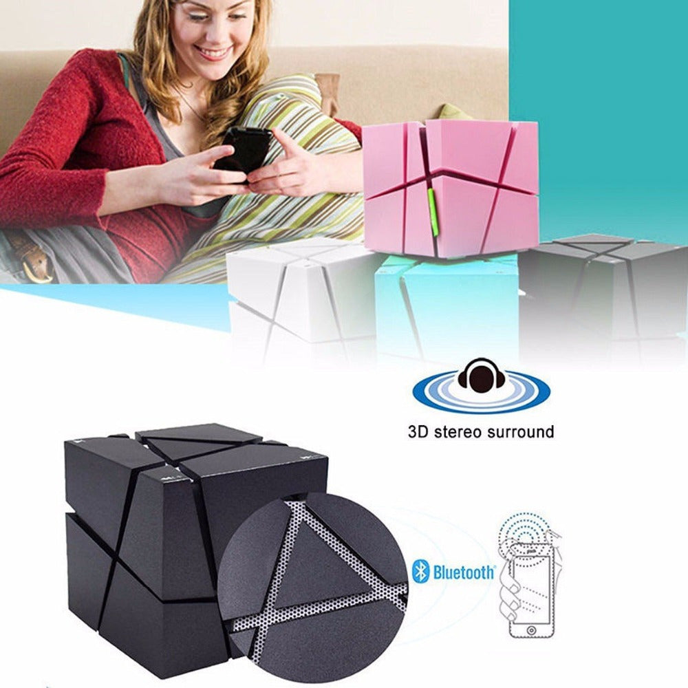 VibeCube Bluetooth Speaker – Colorful Lights, Powerful Sound, and Unmatched Vibes