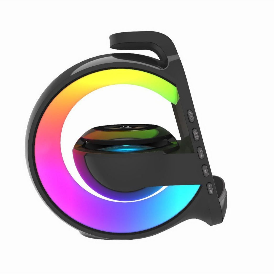 The Radiance Pro™: 6-in-1 Bluetooth Speaker & Wireless Charging Hub