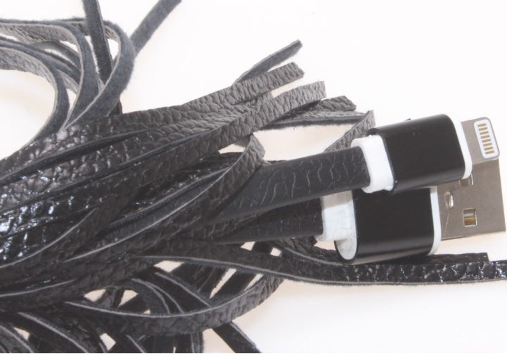 Tangle-Free Tassel Keychain Data Cable – Stylish & Compact Charging & Sync Cable