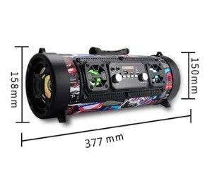 BassWave X1 – Portable Bluetooth Subwoofer Speaker