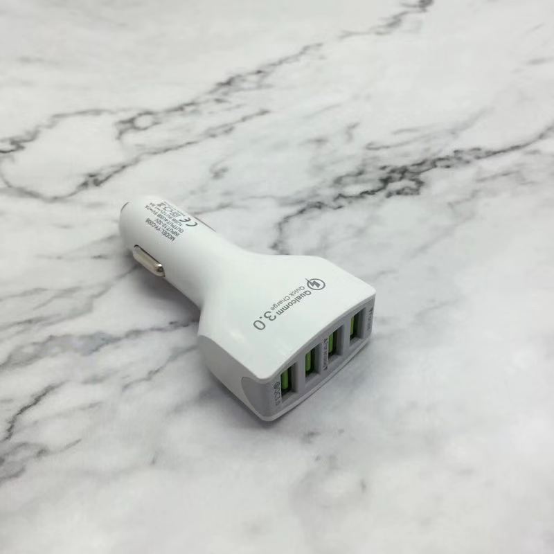 TurboCharge QC3.0 Car Charger – Fast Charging for On-the-Go with 2.0 & QC3.0 Technology