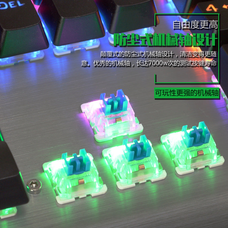 VortexPro™ - Super Cool Metal Mechanical Gaming Keyboard with RGB Lighting