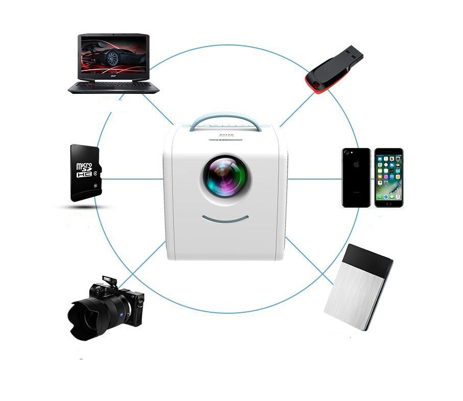 BrightKids Portable LED Home Projector