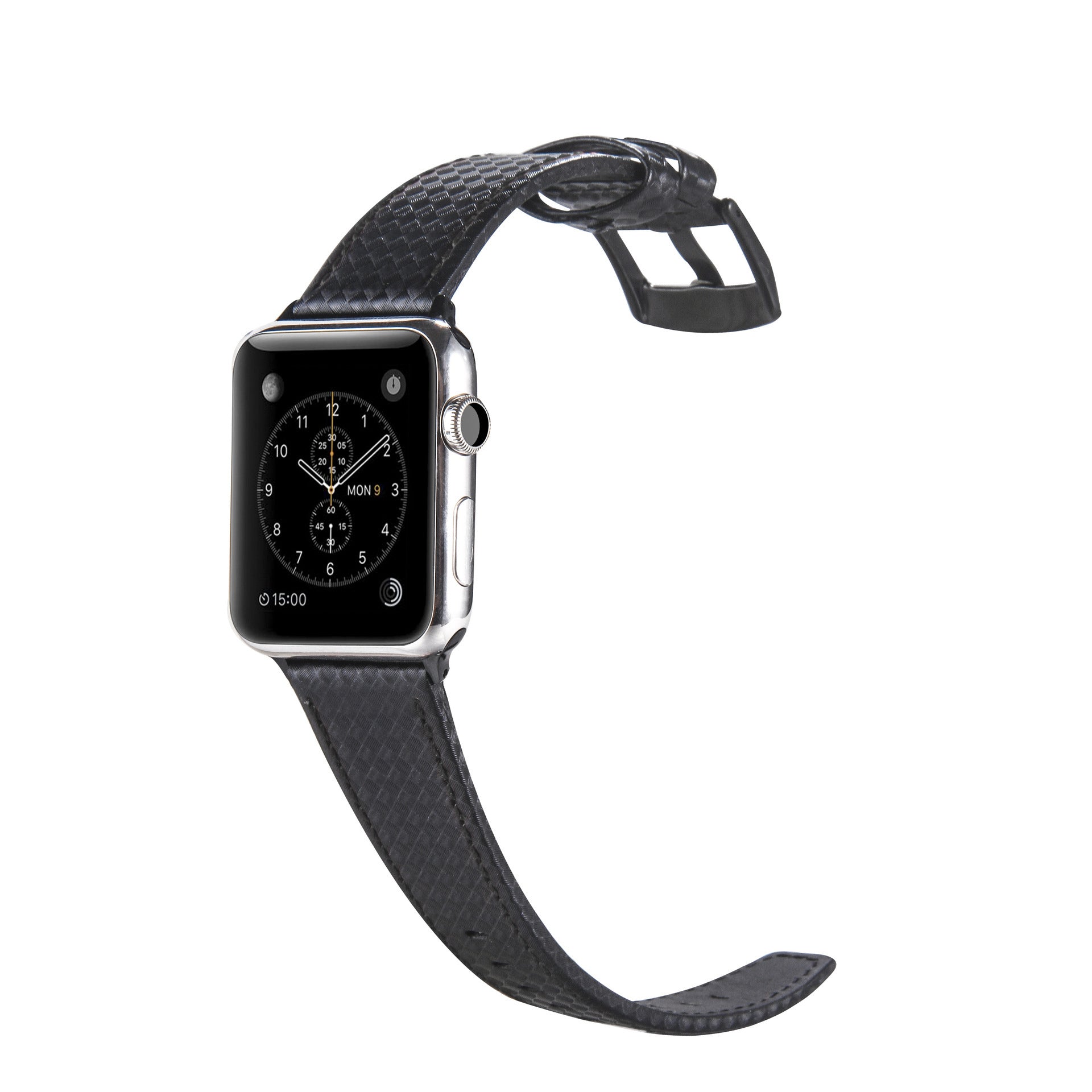 AetherLux™ CarbonCraft Leather Watch