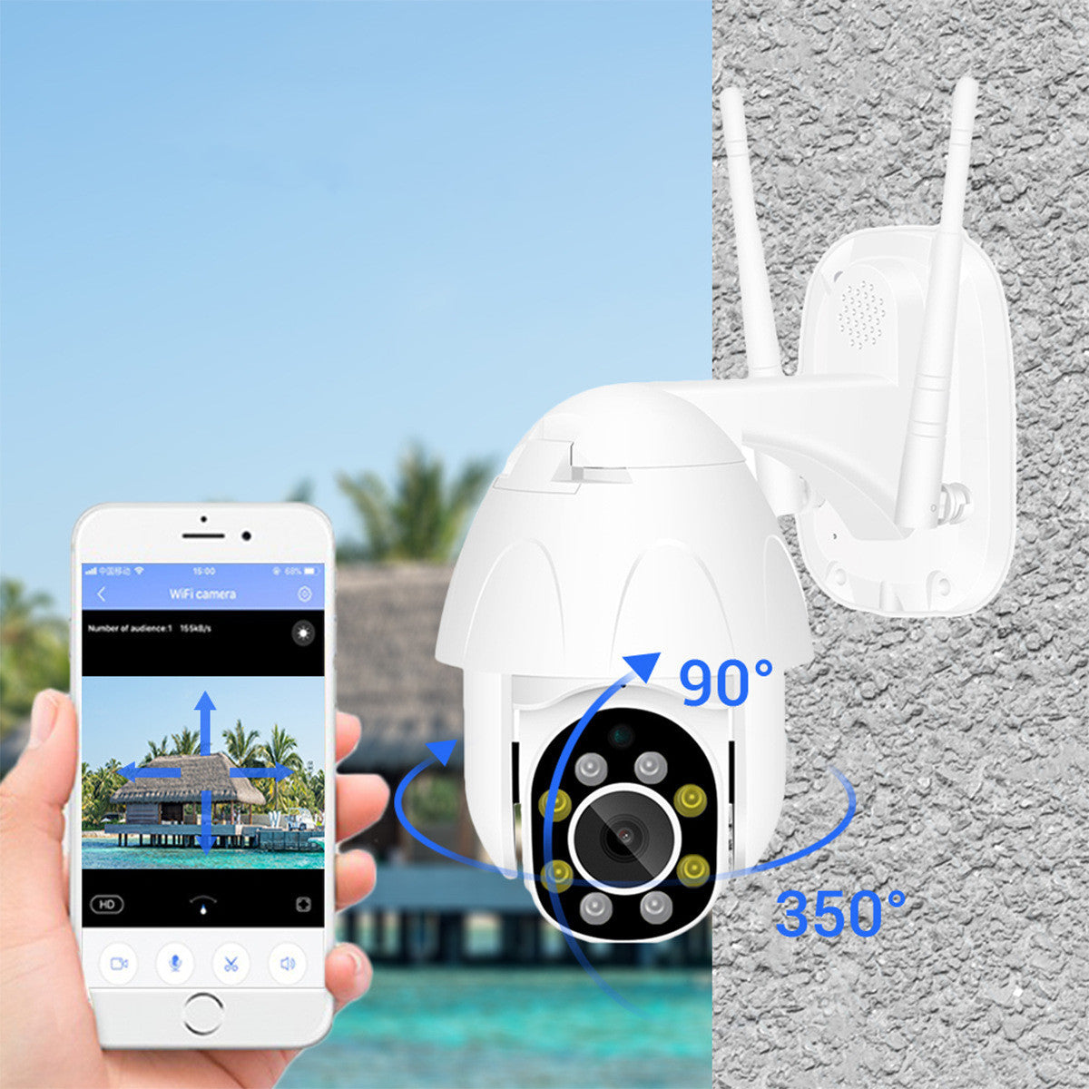 GuardVision™ Graffiti-Proof Outdoor Surveillance Camera