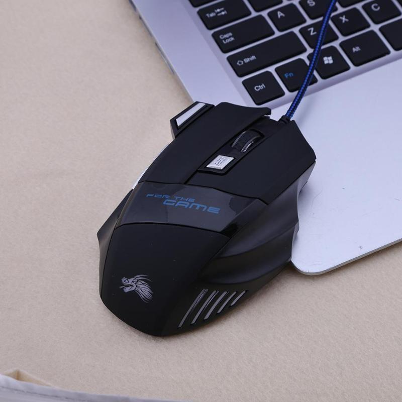 PhantomStrike™ - Wired Gaming Mouse 5500DPI with 7-Color LED Backlight