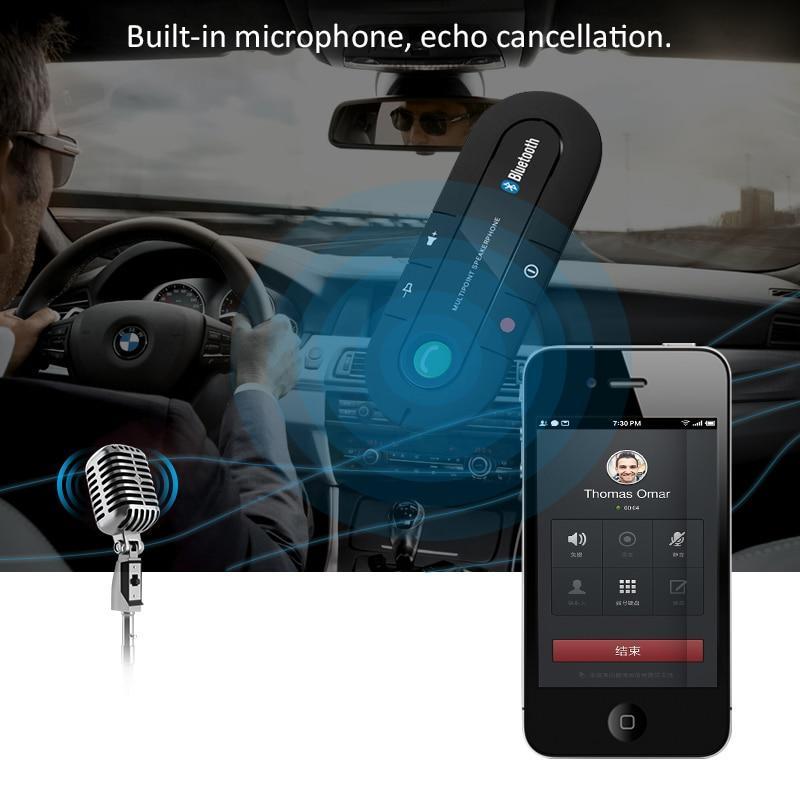 DriveTalk Pro: Bluetooth Car Visor Speakerphone