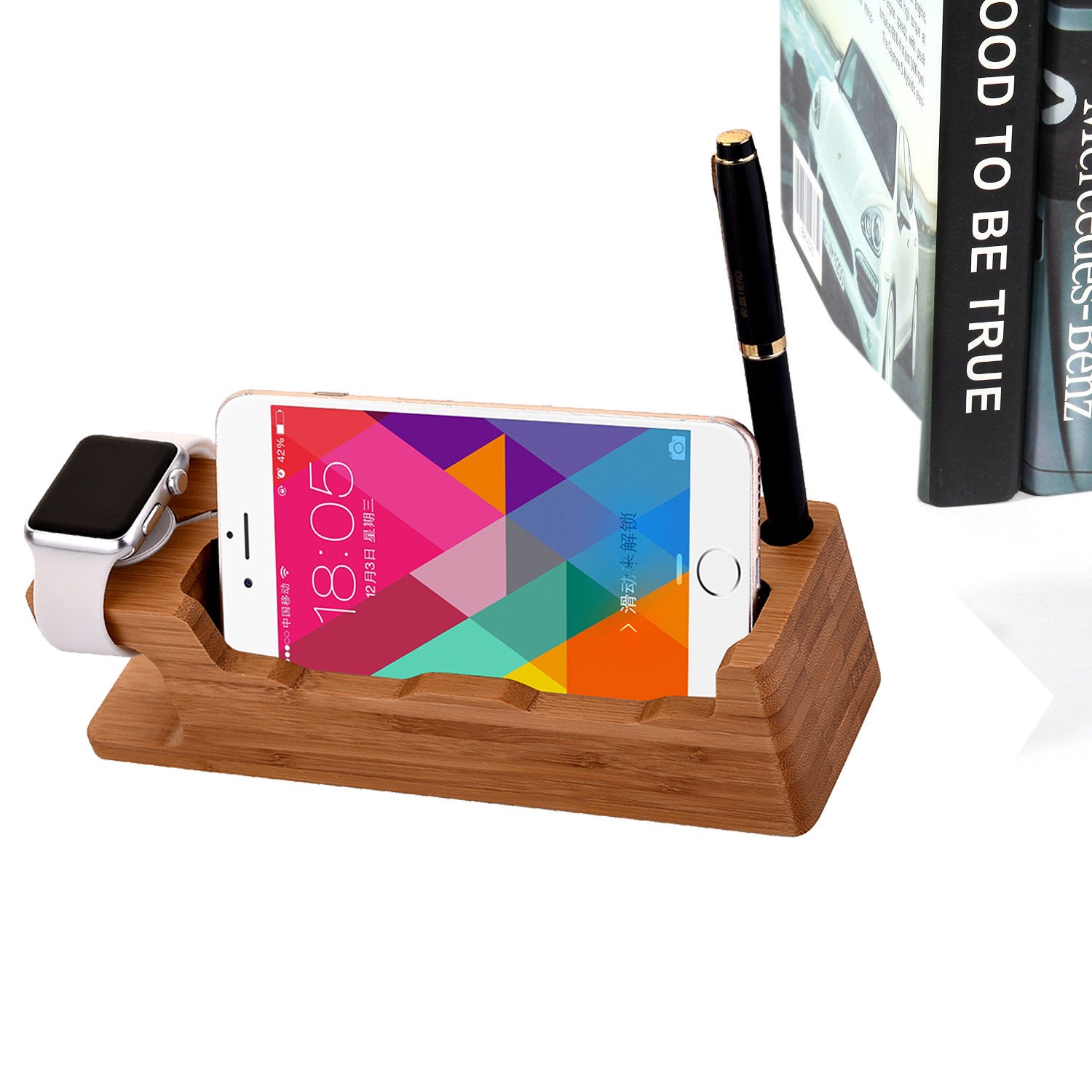 EliteDock Duo – The Ultimate Mobile & Watch Docking Station