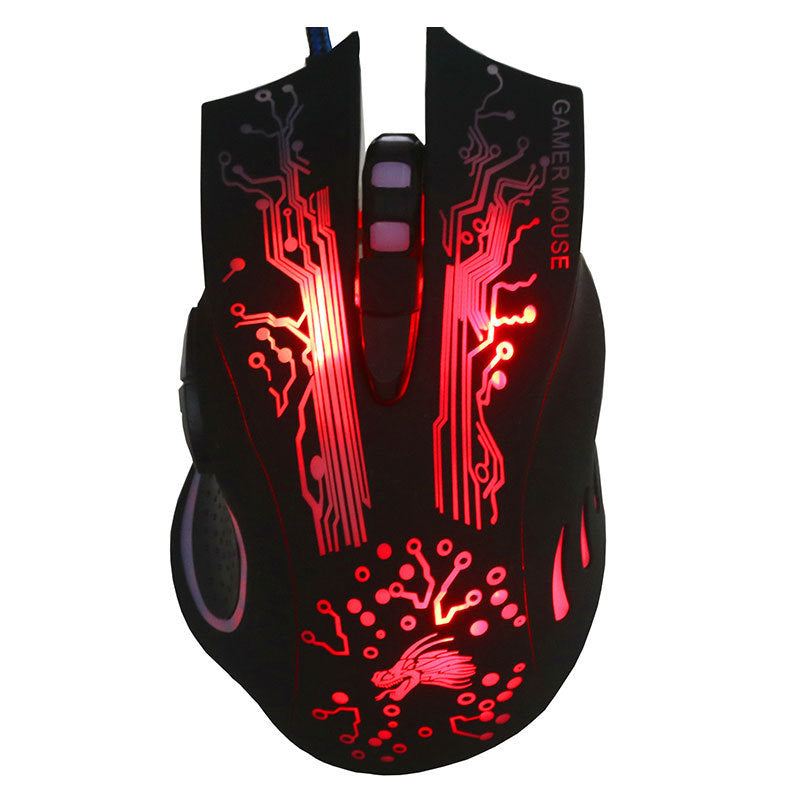 PhantomStrike™ - Wired Gaming Mouse 5500DPI with 7-Color LED Backlight