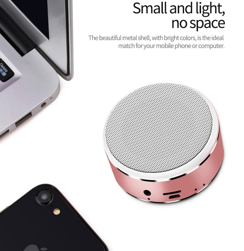 SoundPulse S8: Mini Portable Bluetooth Speaker with Subwoofer