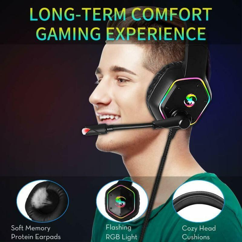 The HyperGlow RGB Gaming Headset – Immersive Sound with Dynamic Lighting Effects
