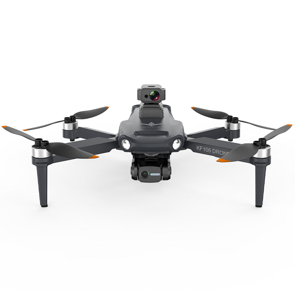 SkyMaster KF106 – Laser Obstacle Avoidance 360° 3-Axis Gimbal Drone with Dual Cameras, GPS, and Optical Flow Technology