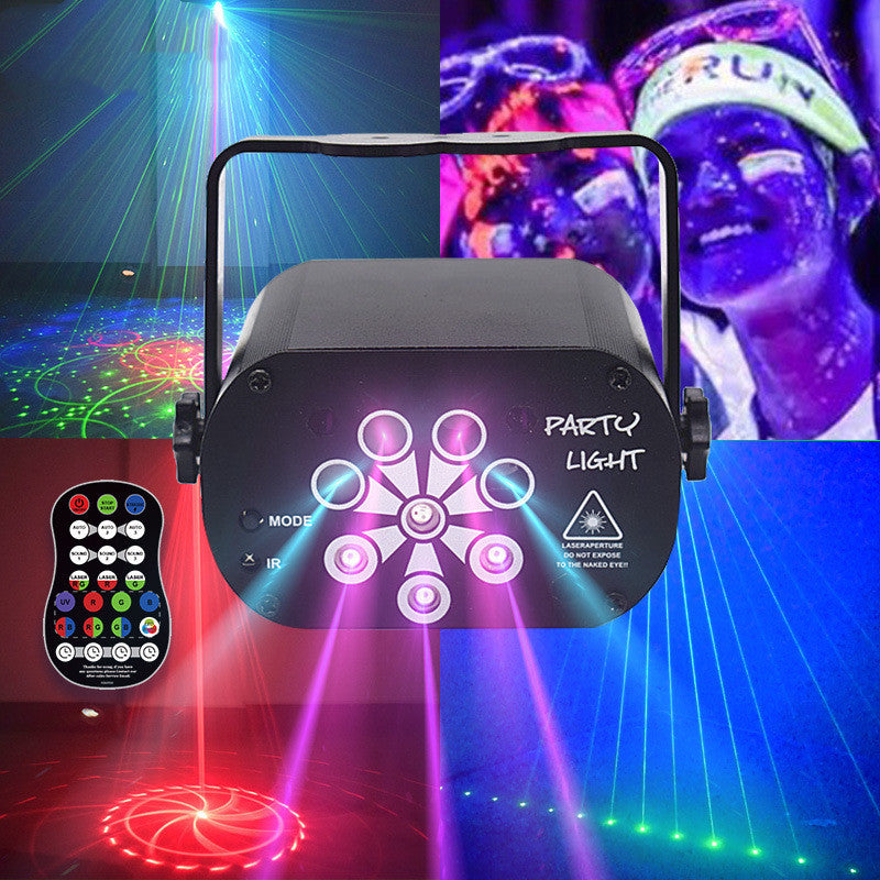 LaserGroove™ - LED Stage Light & Laser Projector with Voice Control