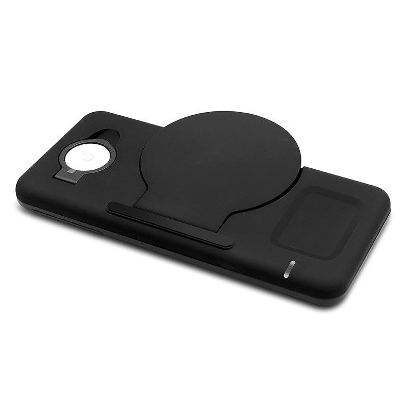 TriMagna™ Qi: Magnetic Qi Three‑in‑One Wireless Charging Station