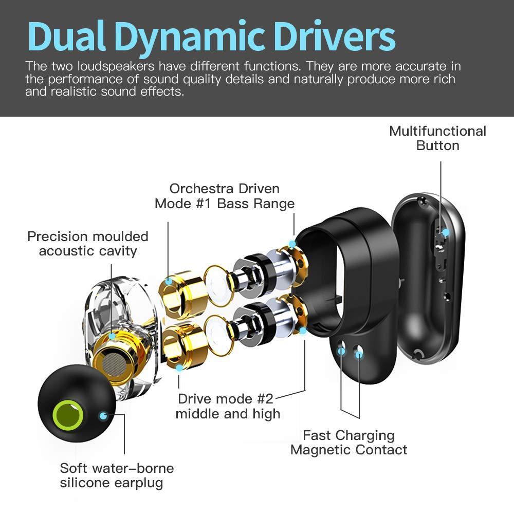SYLLABLE S101 Bluetooth Earphones – Wireless Headset with Premium Sound & Comfort