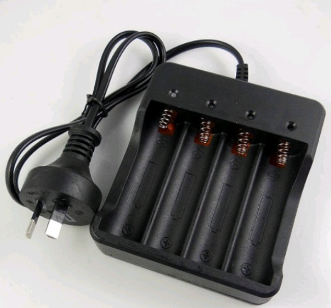 FlashCharge™ 4-Slot 18650 Smart Battery Charger