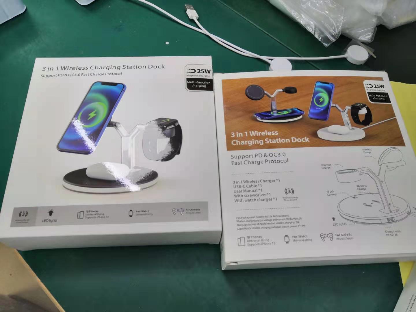 The PowerSync™ 3-in-1 Magnetic Wireless Charger