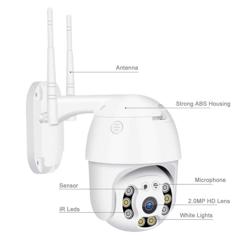 AquaGuard™ Tuy2.5 Outdoor Waterproof WiFi Ball Camera