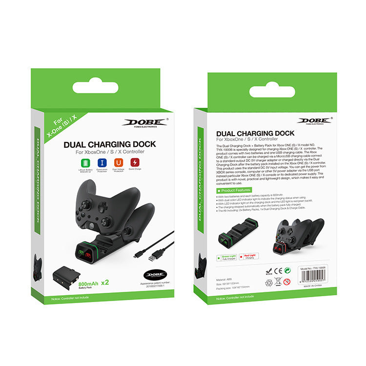ChargeMaster Duo – Slim Dual Battery Charging Kit for Xbox Series X|S