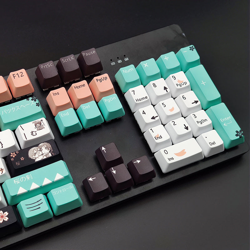 Animax™ Cherry Mechanical Keycap Set – Customizable Gaming & Typing Experience