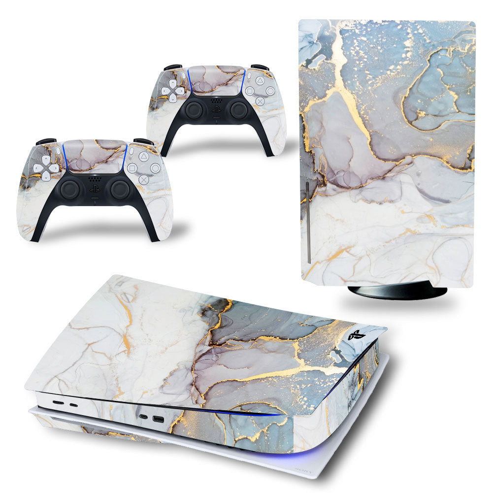 PureSkin™ White Vinyl Decals for PlayStation 5 Console & Controllers