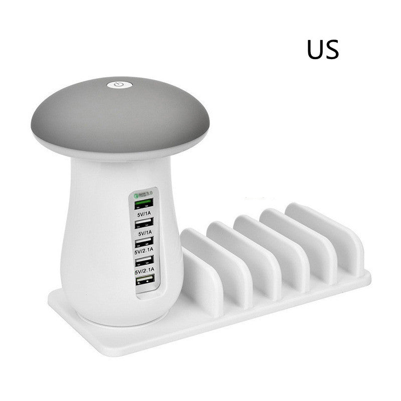 MushCharge™ 2-in-1 LED Lamp & USB Charger