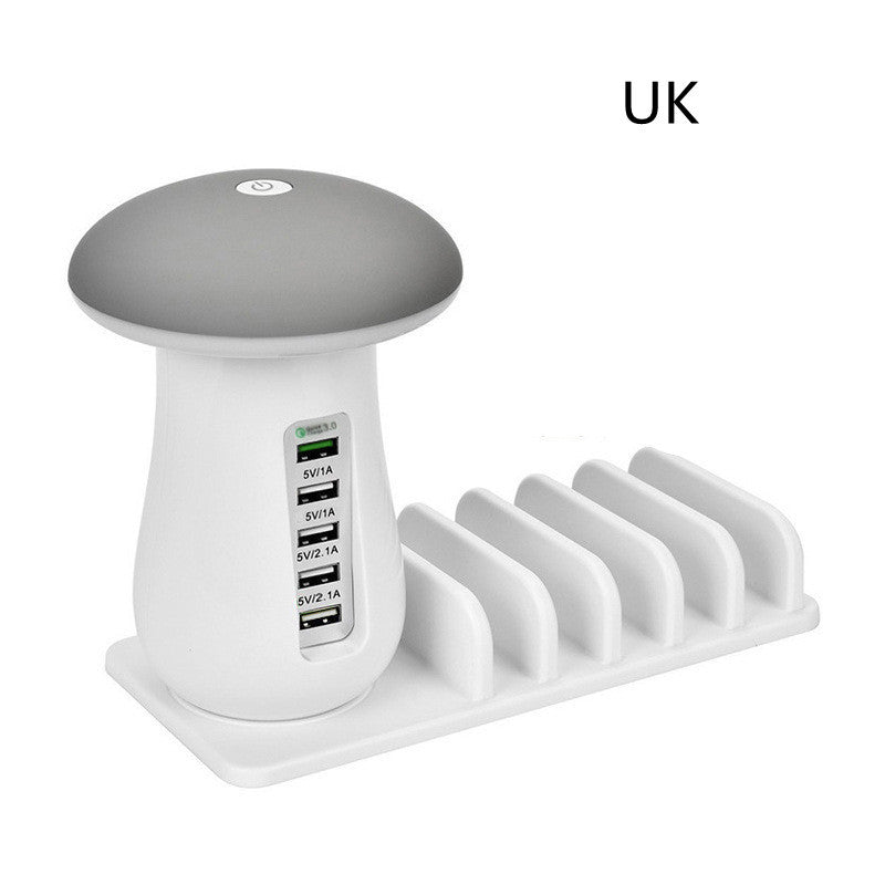 MushCharge™ 2-in-1 LED Lamp & USB Charger