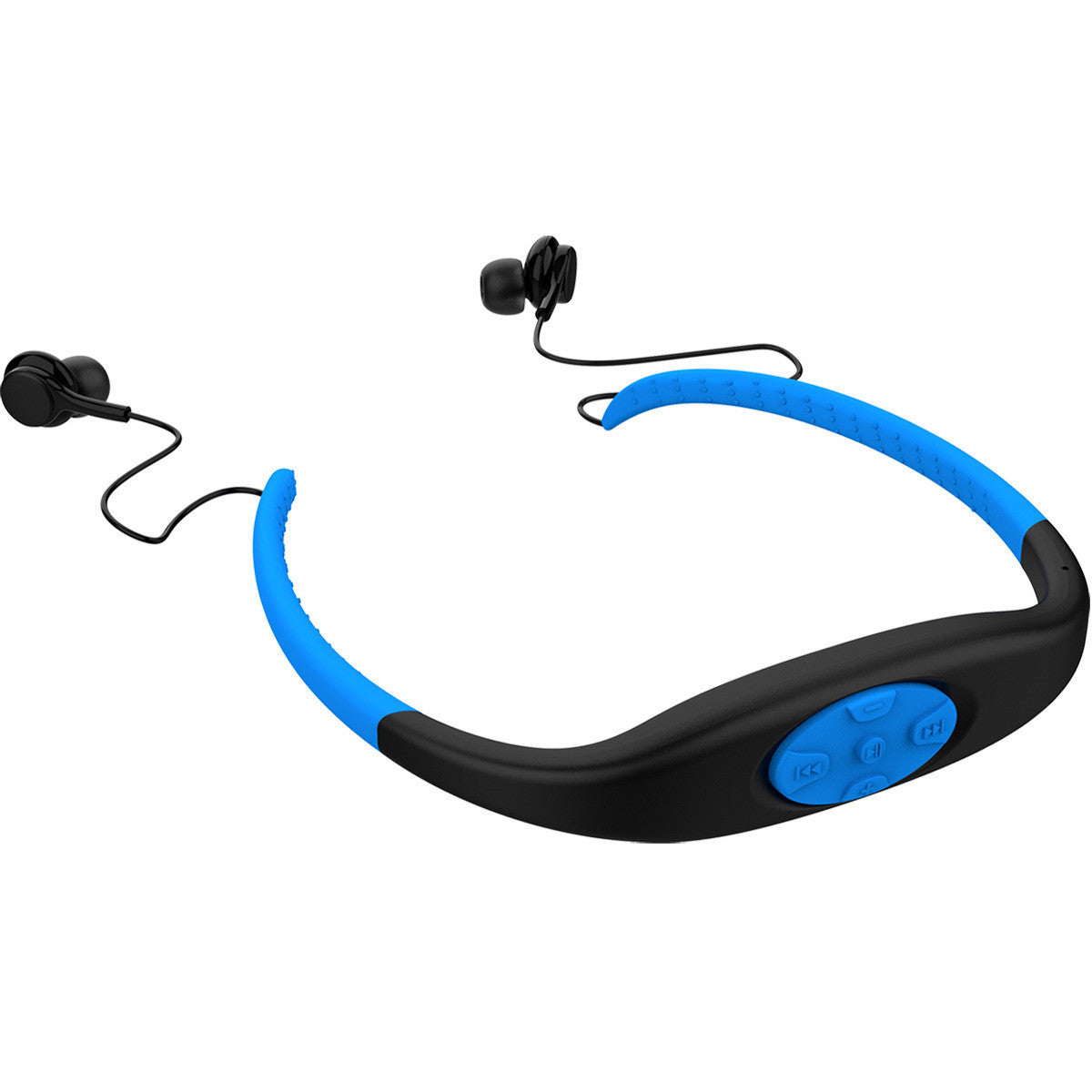 AquaBeat 2-in-1 Bluetooth Wireless Earphone & MP3 Music Player – IPX8 Waterproof Sport Neckband Stereo Headset