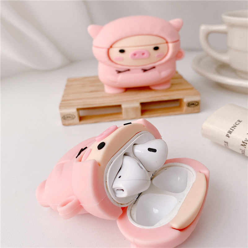 Rosé Pet™ – Soft Cartoon Rose Pet AirPods Case