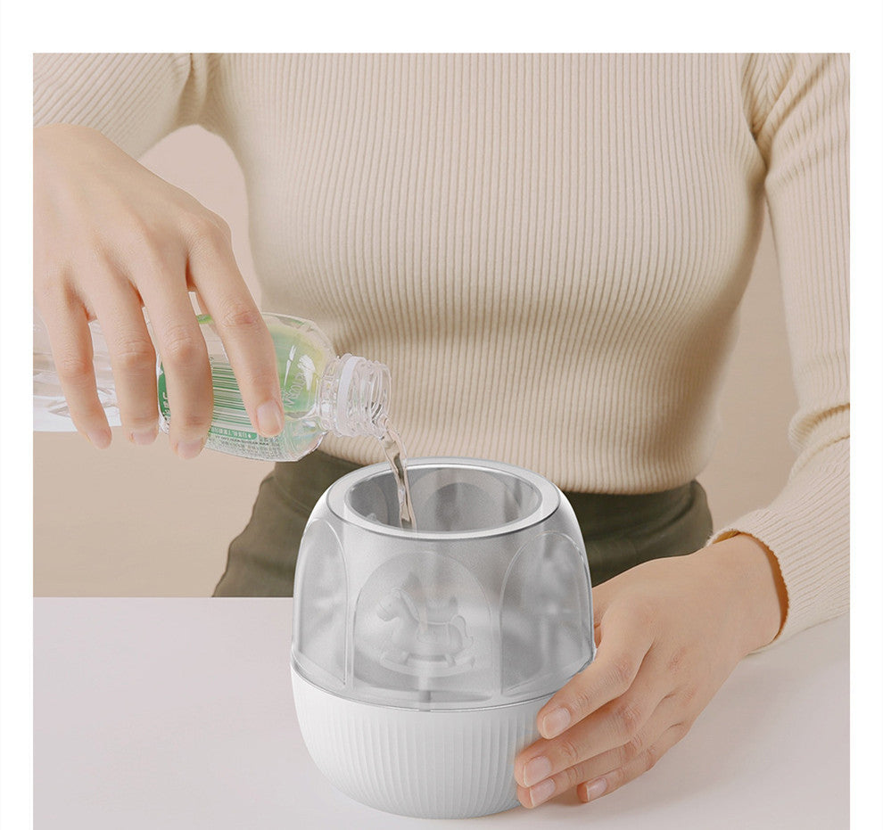 AquaMist™ Carousel – USB Rechargeable Cool Mist Humidifier