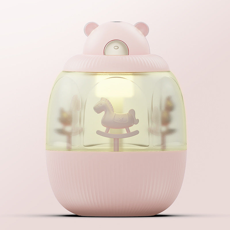 AquaMist™ Carousel – USB Rechargeable Cool Mist Humidifier