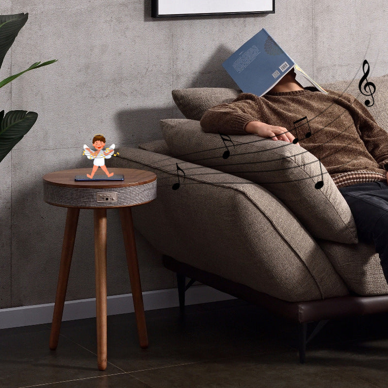 SoundTable Wireless Charging Bluetooth Speaker - Creative Round Coffee Table
