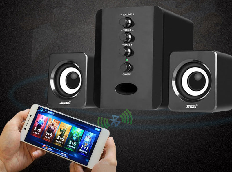 BassWave™ D-202 Computer Speakers & Subwoofer Sound System