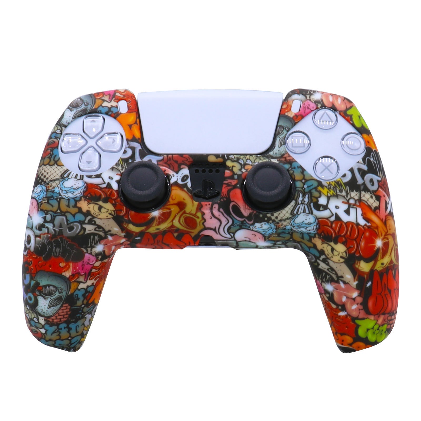 GripGuard Pro – PS5 DualSense Silicone Protective Case & Thumb Grips