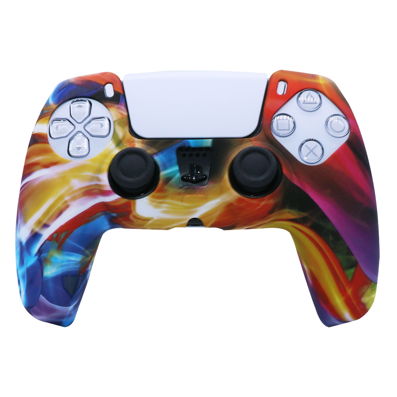 GripGuard Pro – PS5 DualSense Silicone Protective Case & Thumb Grips