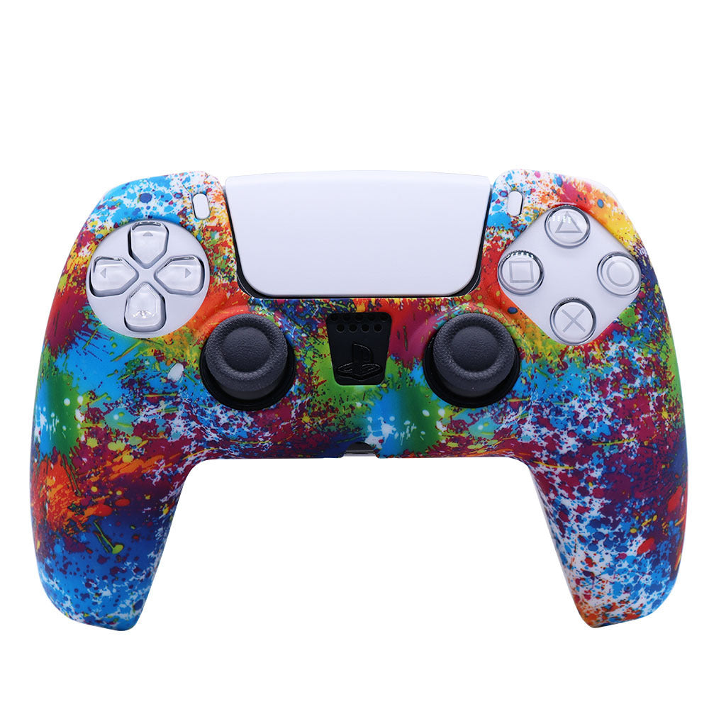GripGuard Pro – PS5 DualSense Silicone Protective Case & Thumb Grips