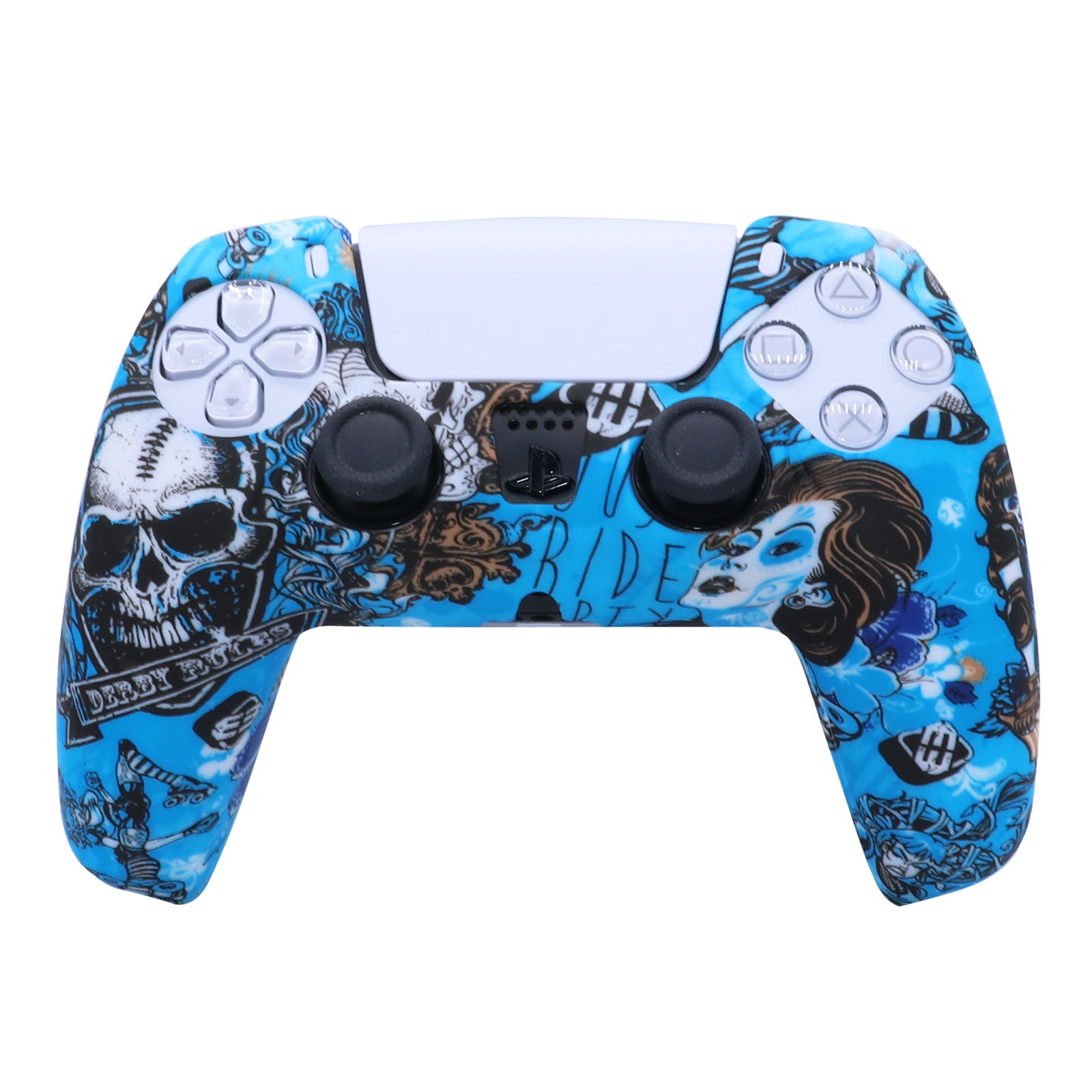 GripGuard Pro – PS5 DualSense Silicone Protective Case & Thumb Grips