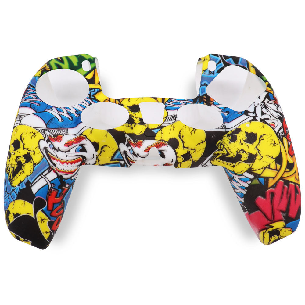 GripGuard Pro – PS5 DualSense Silicone Protective Case & Thumb Grips