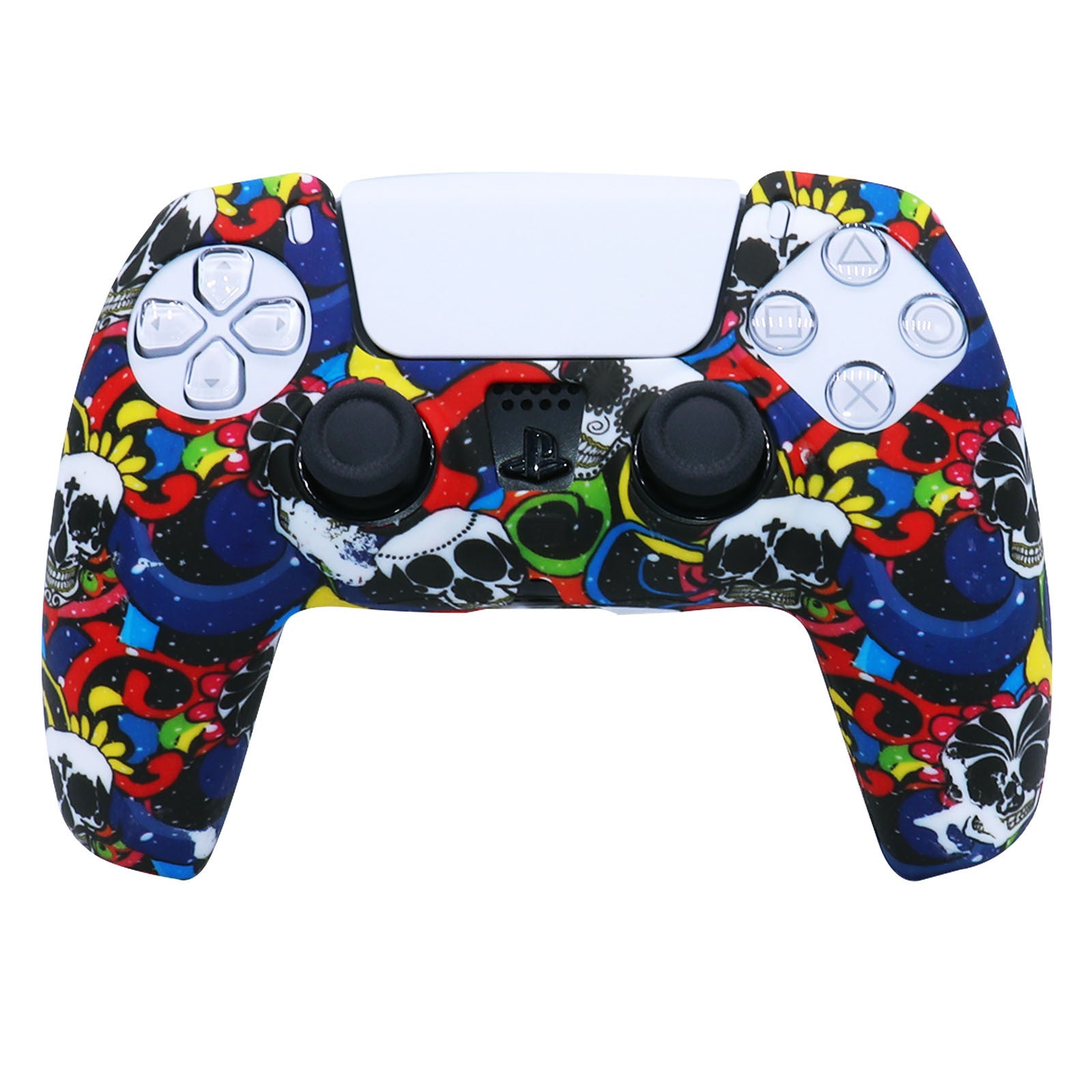 GripGuard Pro – PS5 DualSense Silicone Protective Case & Thumb Grips