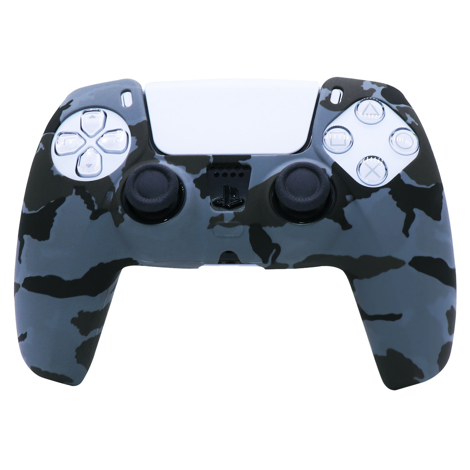 GripGuard Pro – PS5 DualSense Silicone Protective Case & Thumb Grips
