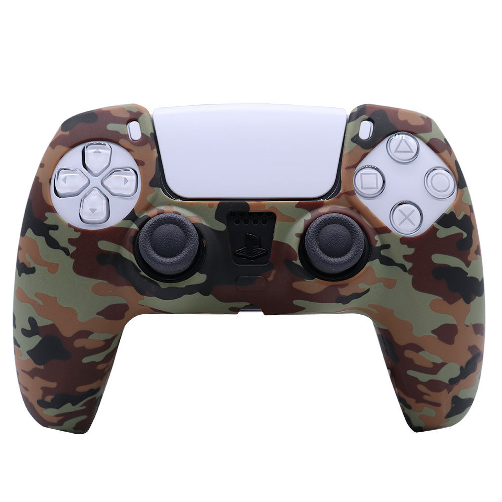 GripGuard Pro – PS5 DualSense Silicone Protective Case & Thumb Grips