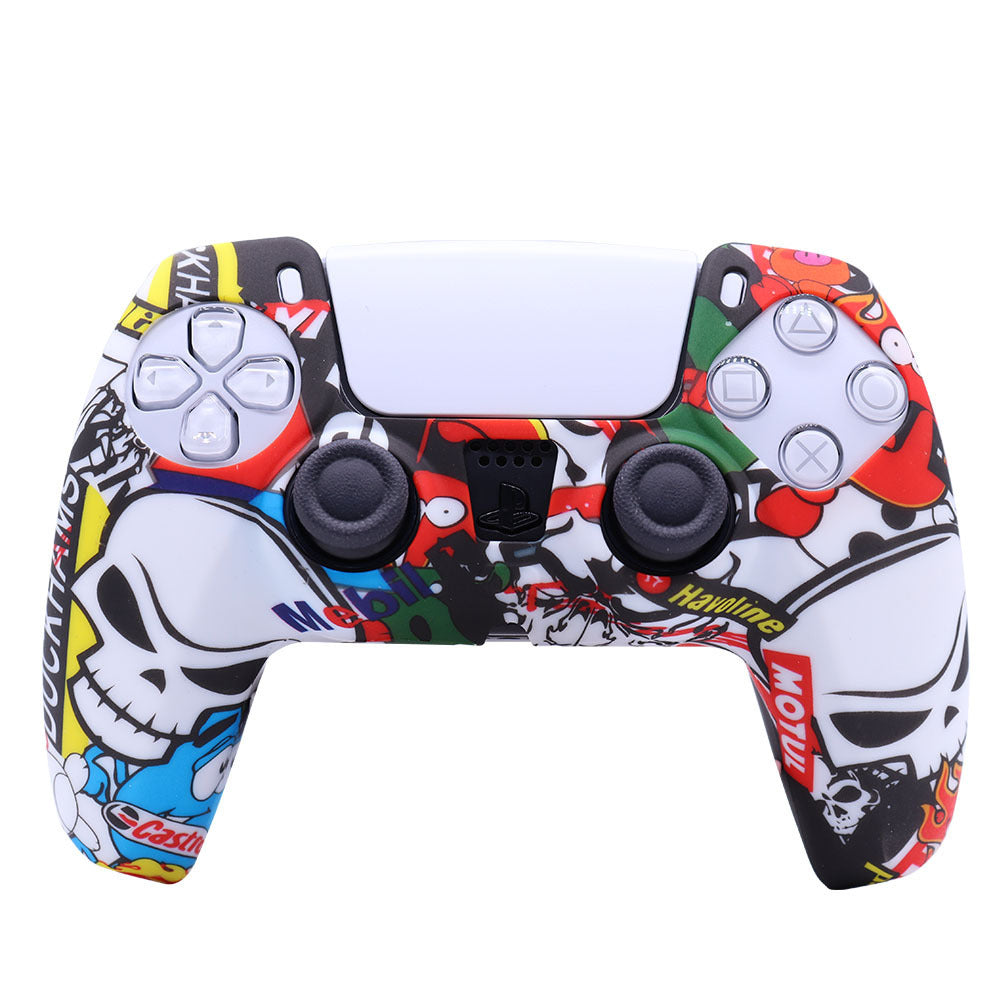 GripGuard Pro – PS5 DualSense Silicone Protective Case & Thumb Grips