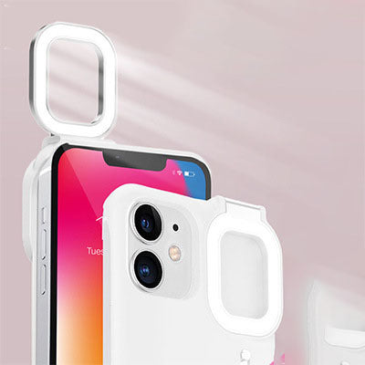 LumaGlow: The Ultimate Selfie Beauty Ring Flashing Light iPhone Case