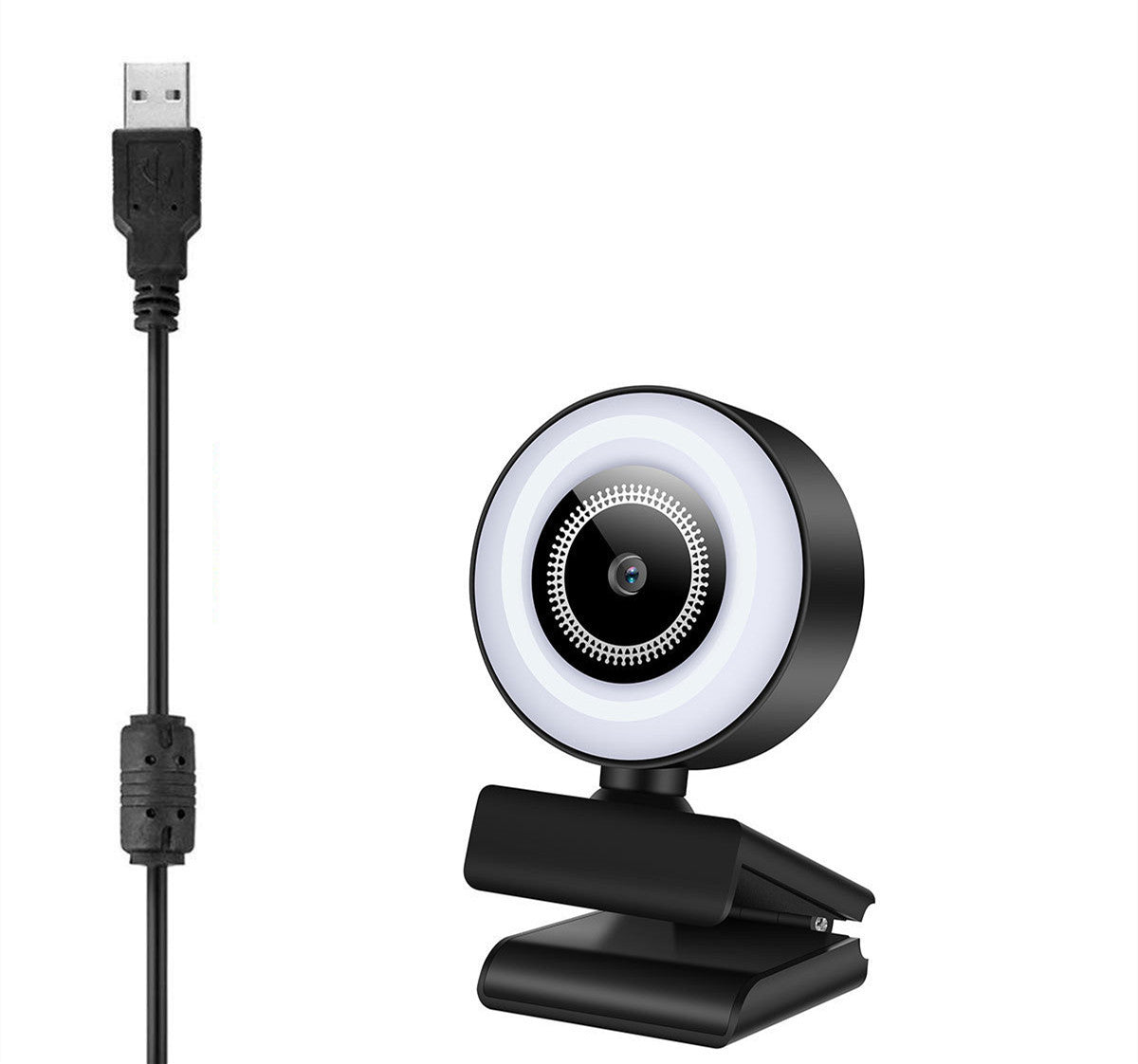 LumaVision Pro™ — Premium USB Camera with LED Supplementary Light